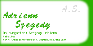 adrienn szegedy business card